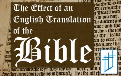 The Effect of an English Translation of the Bible